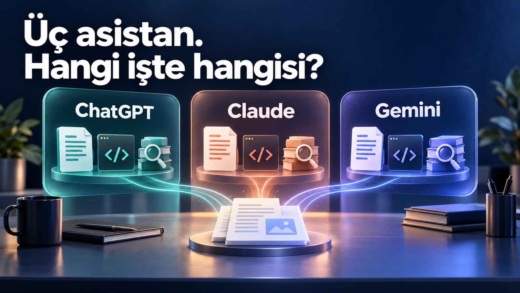 ChatGPT, Claude ve Gemini Karşılaştırması: Hangisi Daha İyi?