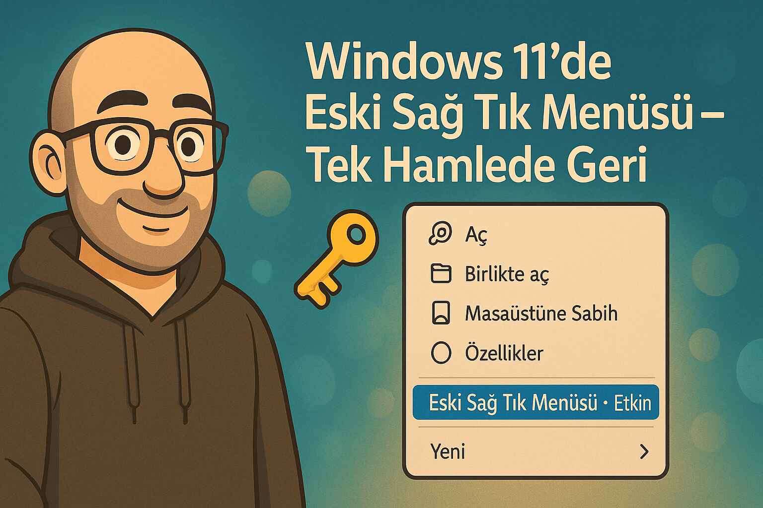 Windows 11’de Eski Sağ Tık Menüsünü Geri Getirmenin En Hızlı Yolu